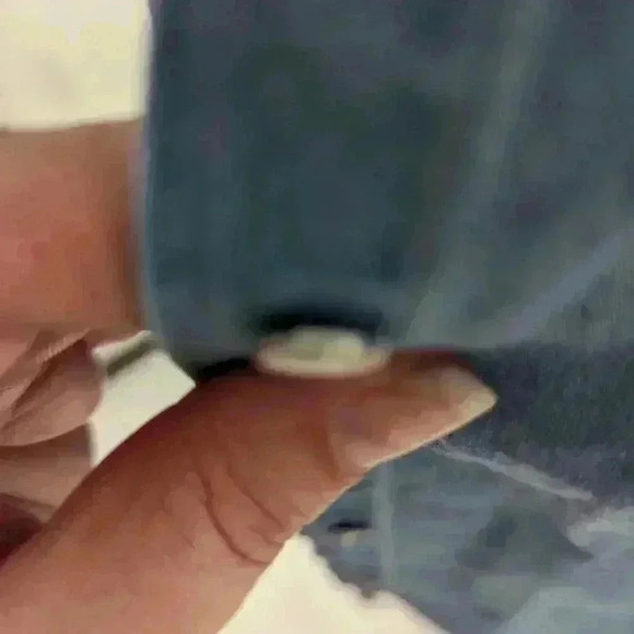 Old Navy Blue Girls Size XL (12-14) Long Sleeve Button Down Top Tunic Length - Picture 5 of 12